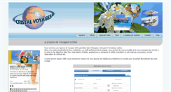 Desktop Screenshot of cristal-voyages.ch
